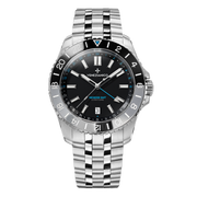 VENEZIANICO Nereide GMT Ceratung™ 4521500S - ghiera nero/grigia